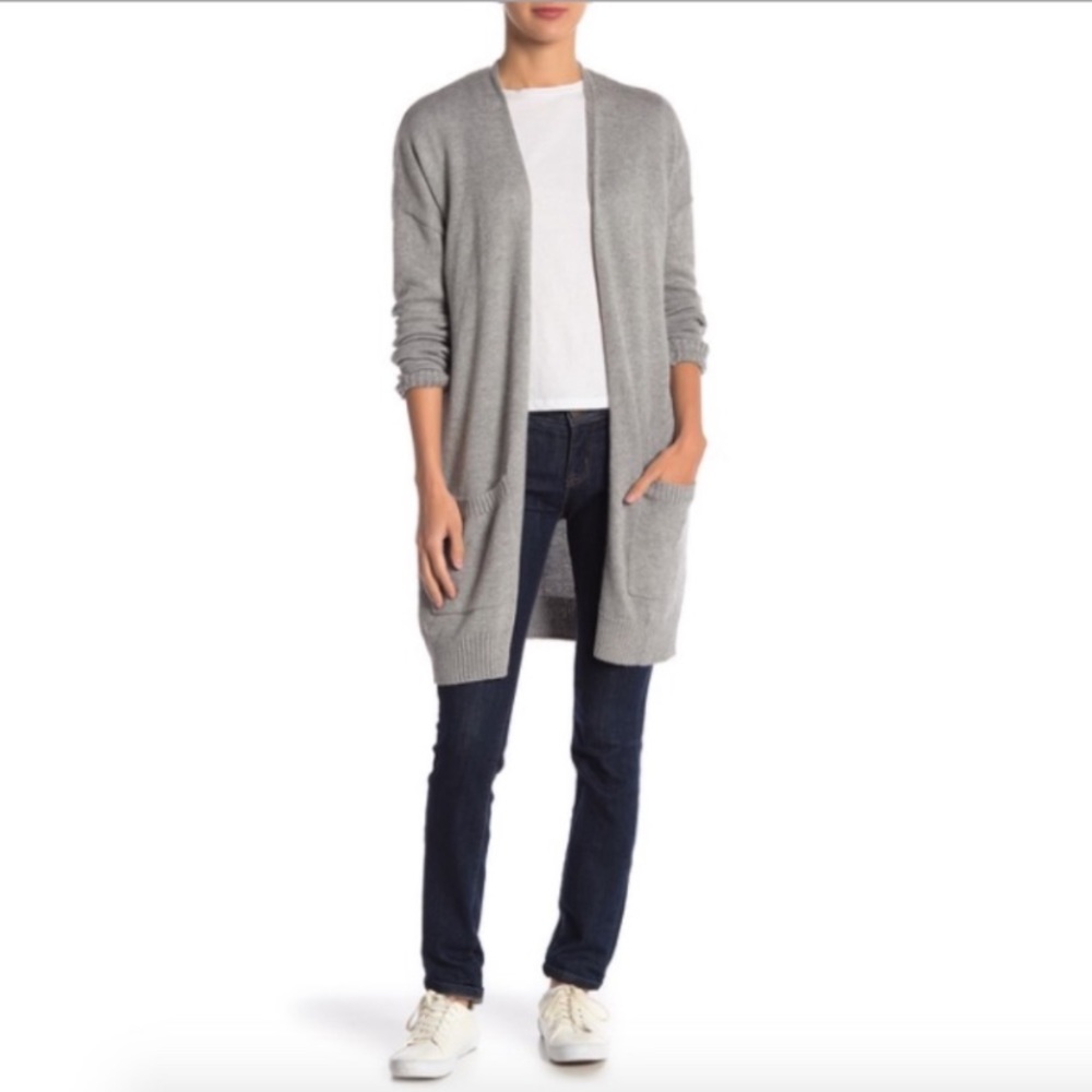 Abound Long Knit Open Cardigan